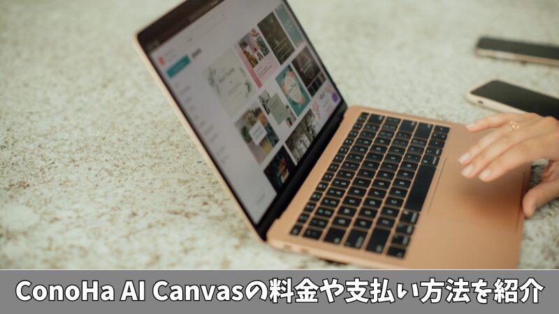 ConoHa AI Canvasの料金プランを紹介!支払い方法などの注意点も解説!
